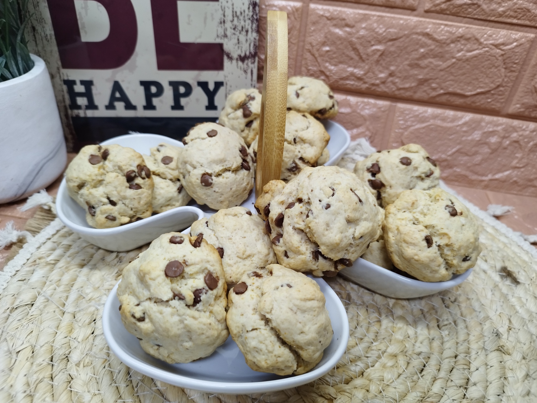 Scones c/ pepitas de chocolate