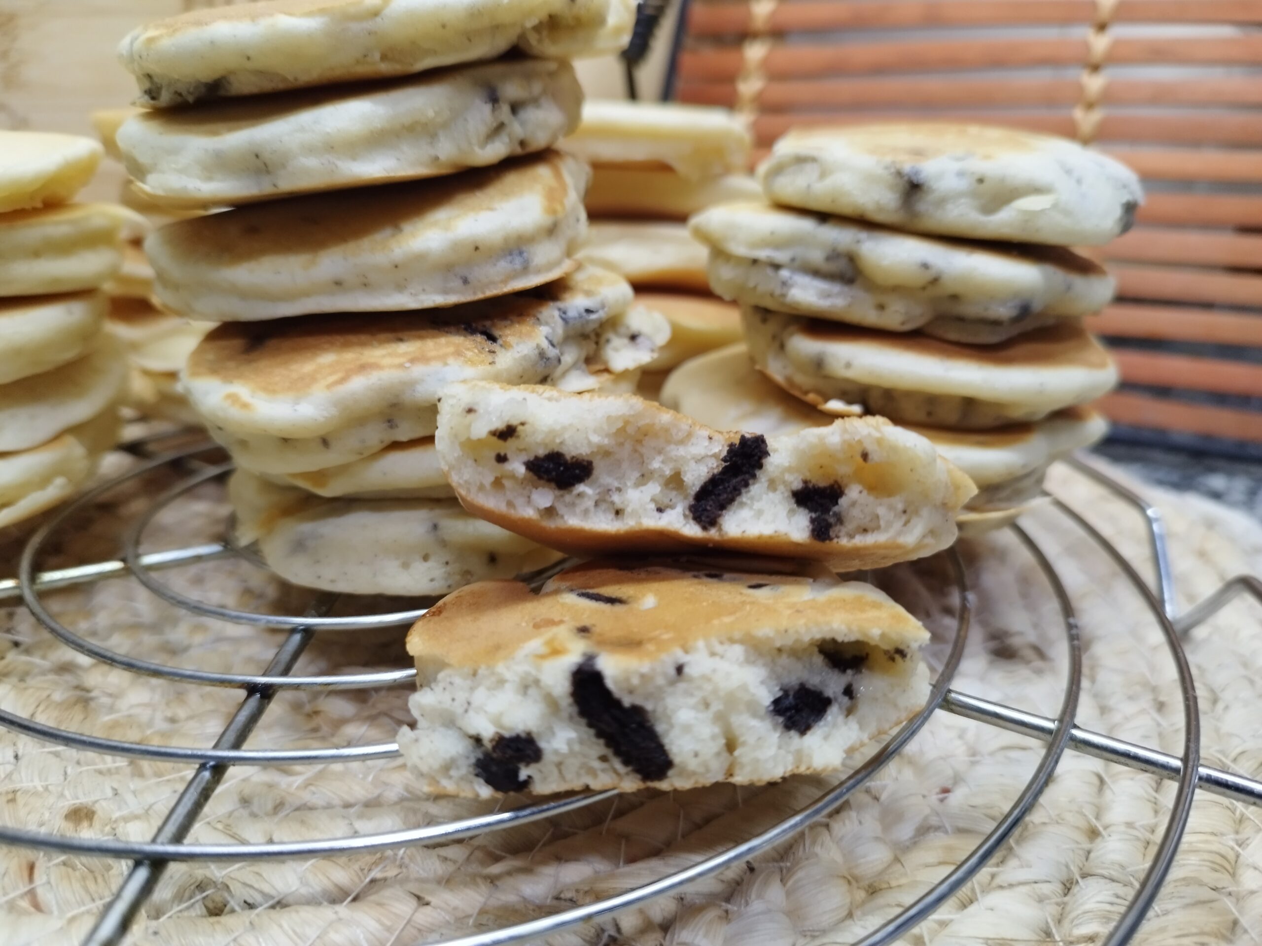 Panquecas com Oreo